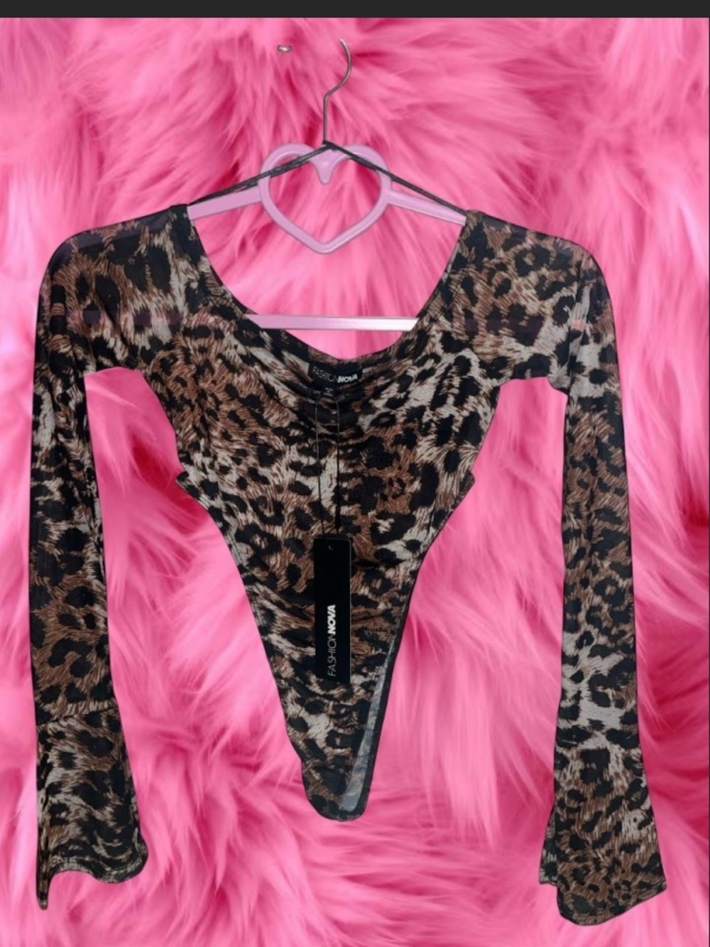 Fashion Nova Leopard Bodysuit